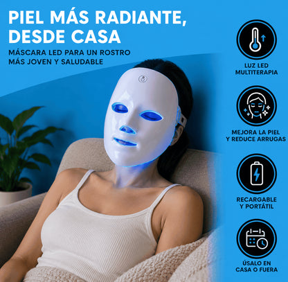 Mascara luz led