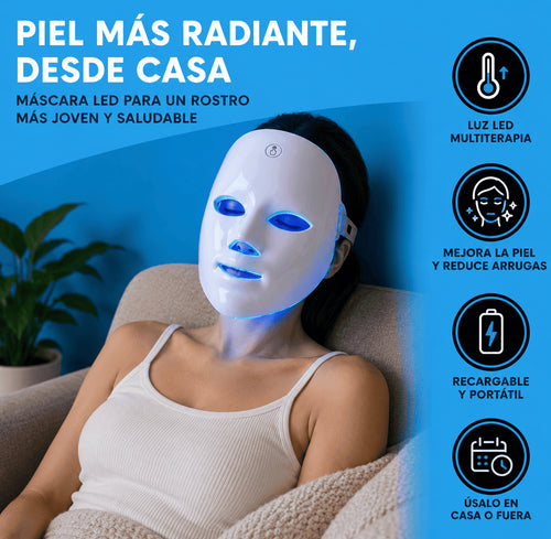 Mascara luz led